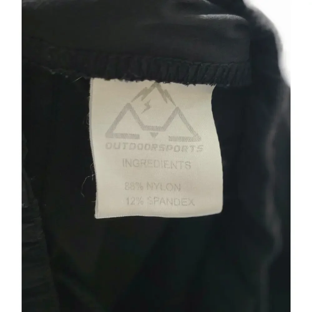 OUTDOORSPORTS Men’s Quick Dry Stretch Hiking Cargo Pants Black Size US XXL